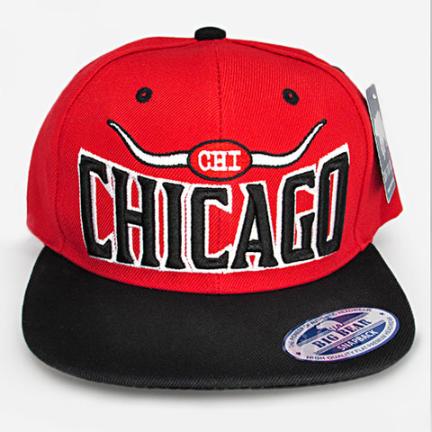 Horn chicago bulls snapback hat