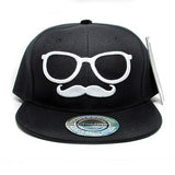 Juan's mustache solid black baseball hat