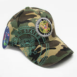 Navy camo baseball hat