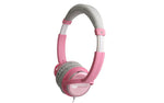 Noisehush NX26 3.5mm stereo headphones with in-line microphone - baby pink (Multiple Colors Available)