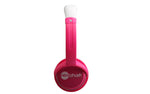 Noisehush NX26 3.5mm stereo headphones with in-line microphone - hot pink (Multiple Colors Available)