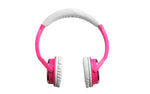 Noisehush NX26 3.5mm stereo headphones with in-line microphone - hot pink (Multiple Colors Available)
