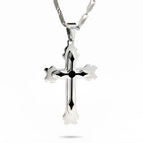 Stainless steel cross with 30' stainless steel chain