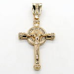 Cross with jesus pendant (Gold)