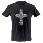 Gothic cross T-shirt