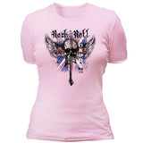Rock n Roll wing skull T-shirt
