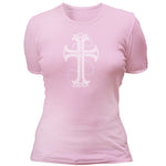 Silver and Blue Cross T-shirt