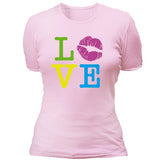 Neon love lips T-shirt