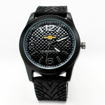 Mens watch with chevy logo