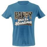 Happy when hunting T-shirt